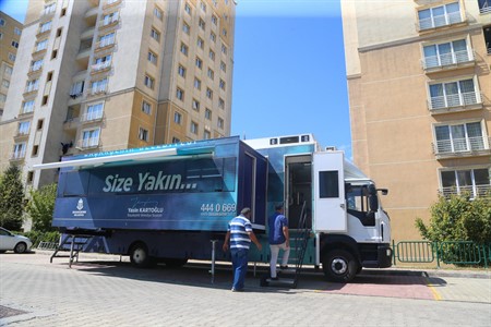 TAZİYE ARACI BAŞAKŞEHİRLİLERİN YANINDA