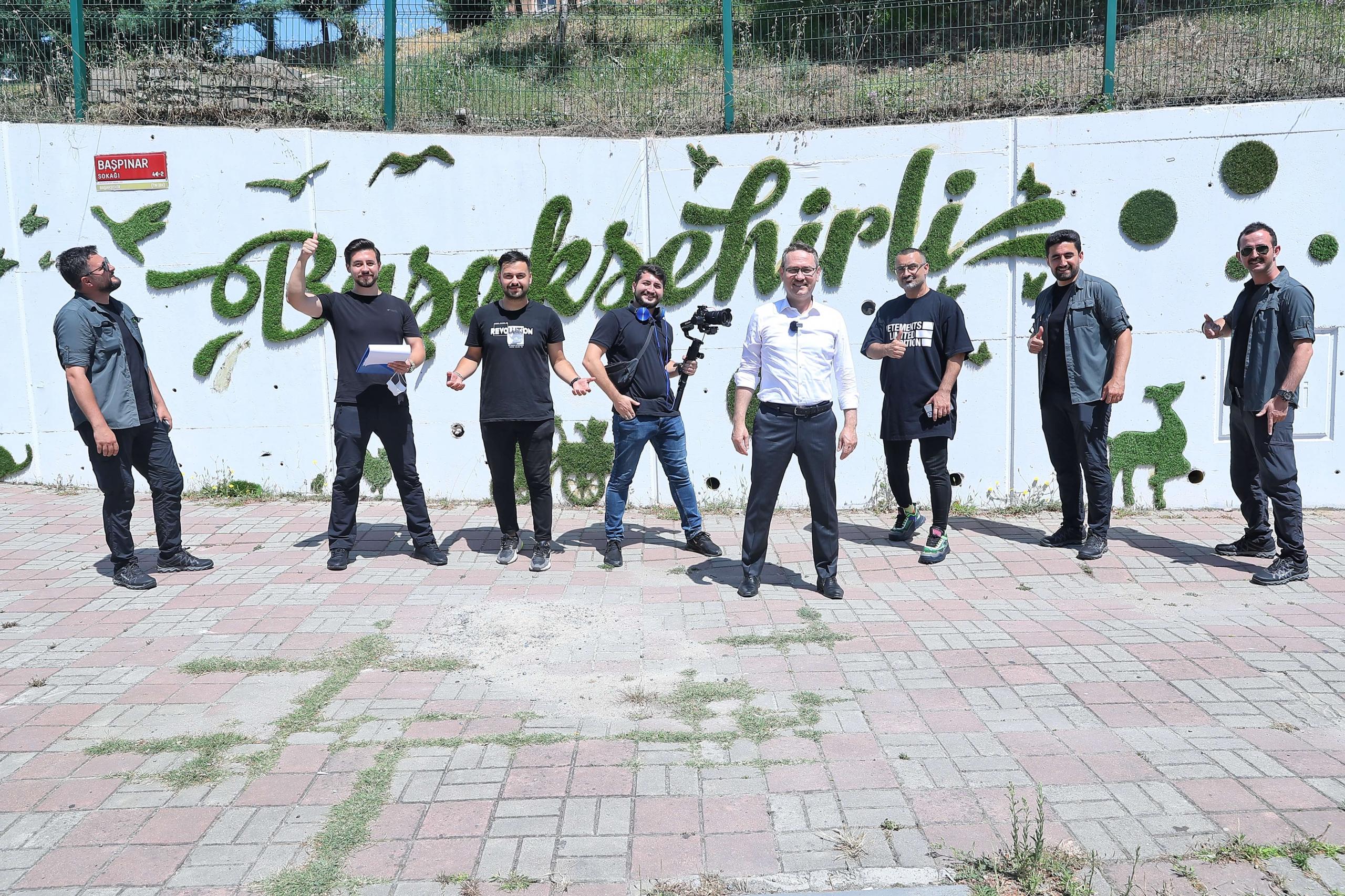 BAŞAKŞEHİR’DE “YEŞİL” DUVARLARA İŞLENİYOR