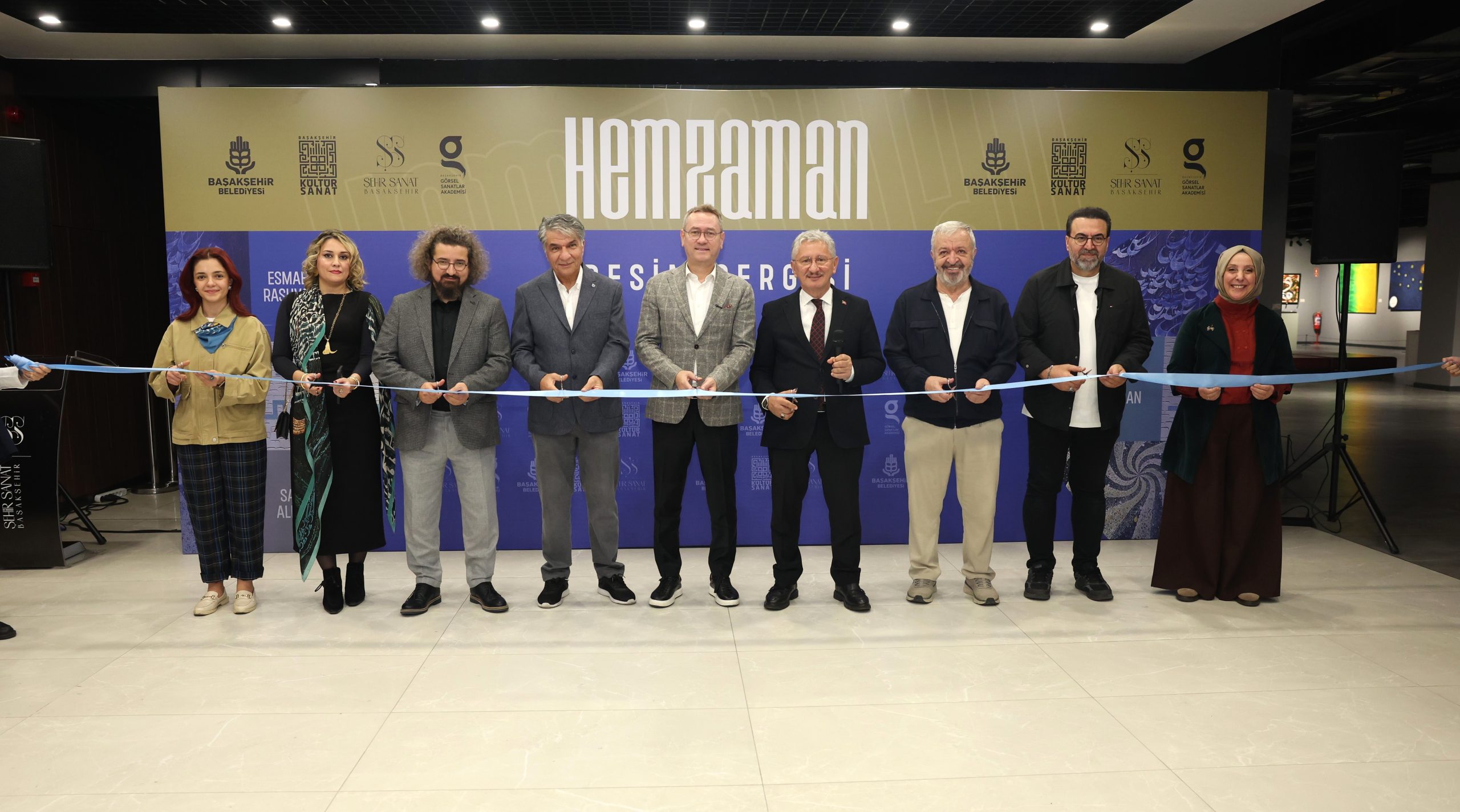 HEMZAMAN SERGİSİ BAŞAKŞEHİR’DE SANATSEVERLERLE BULUŞTU