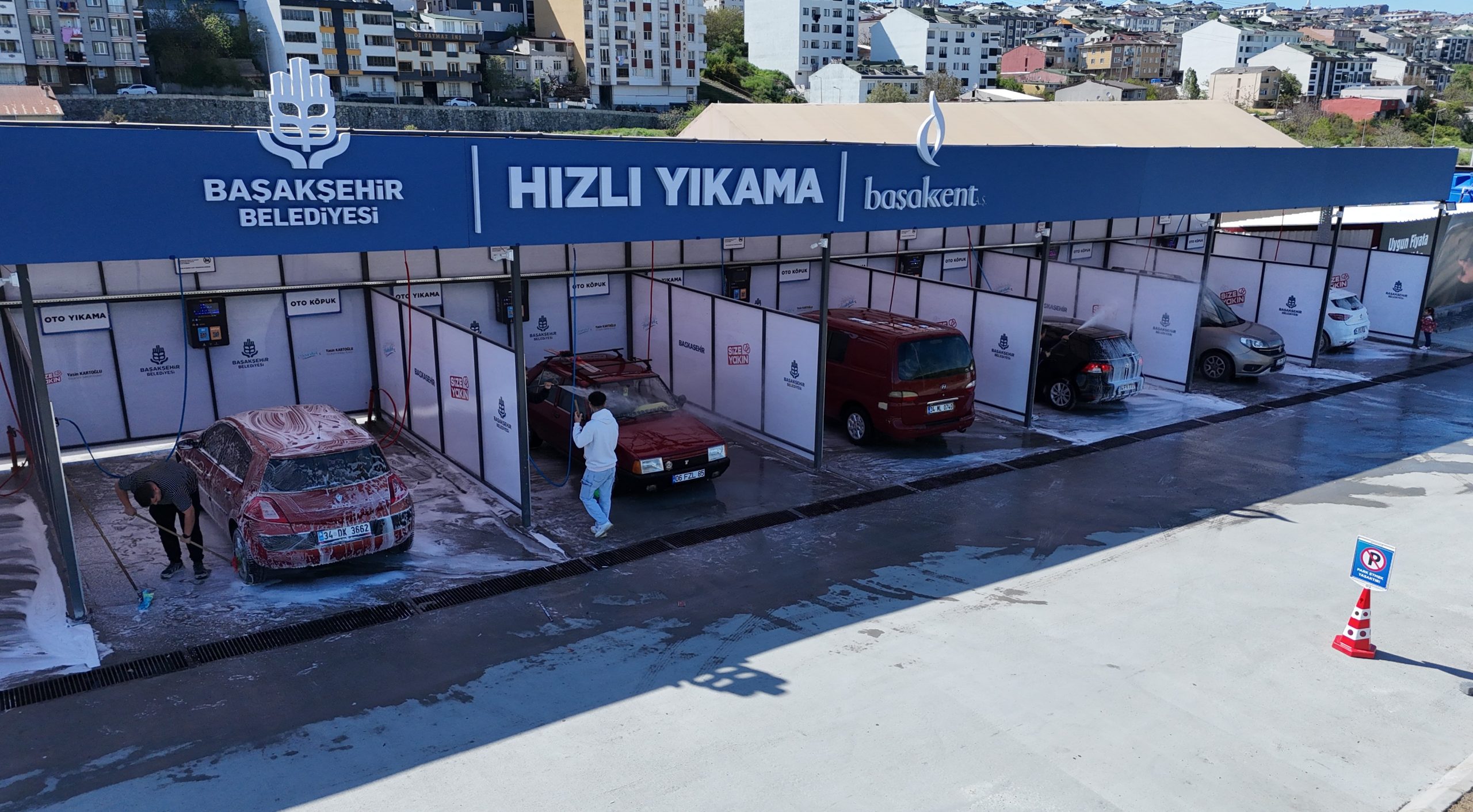 BAŞAKŞEHİRLİLERE MÜJDE: YENİ “HIZLI YIKAMA” İSTASYONU AÇILDI!